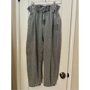 Zara High-Rise Gray Jeans for Women